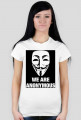 we are anonymous t-shirt