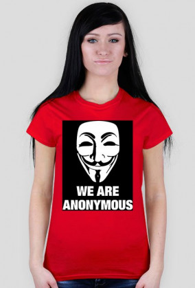 we are anonymous t-shirt