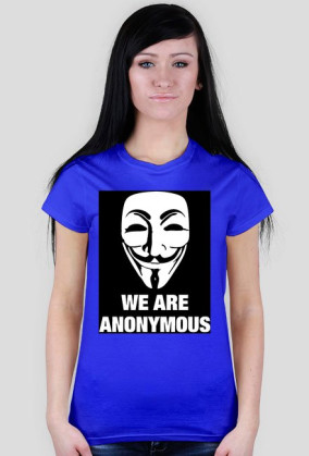 we are anonymous t-shirt