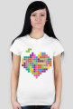 T-shirt Damski. Serce.
