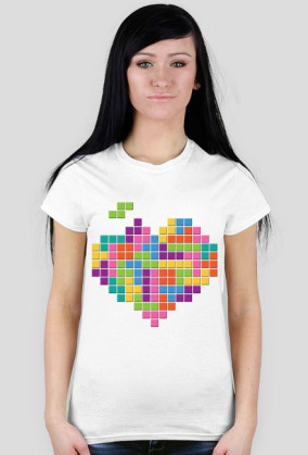 T-shirt Damski. Serce.