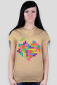 T-shirt Damski. Serce.