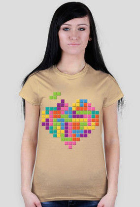 T-shirt Damski. Serce.