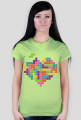 T-shirt Damski. Serce.