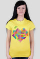 T-shirt Damski. Serce.