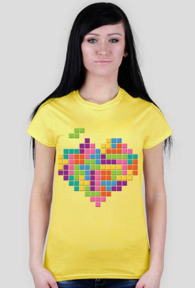 T-shirt Damski. Serce.