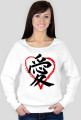Bluza Damska. Symbol Miłości Kanji.