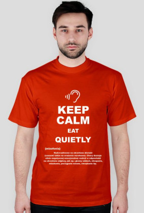 KEEP CALM EAT QUIETLY