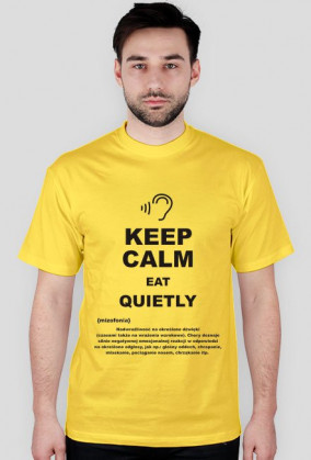 KEEP CALM EAT QUIETLY
