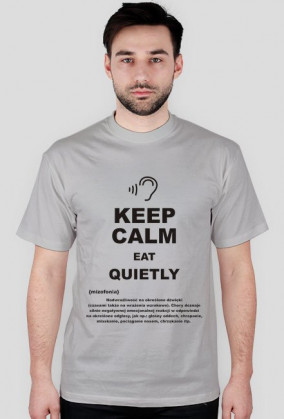 KEEP CALM EAT QUIETLY