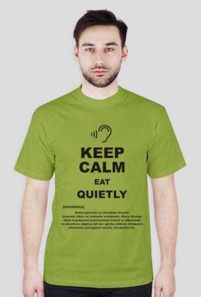 KEEP CALM EAT QUIETLY