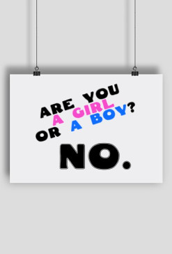 Are You a Girl or a Boy? No.