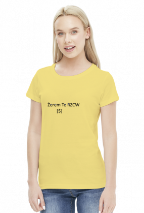Koszulka Żerem te RZCW wersja damska