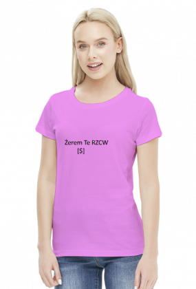 Koszulka Żerem te RZCW wersja damska
