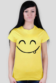 T-shirt Damski. Emotka