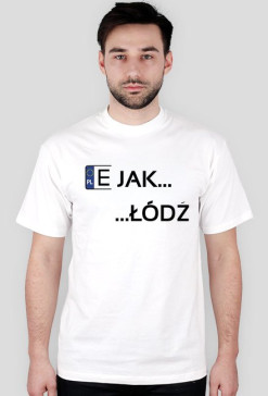 E Jak.. Łódź - męska, biała