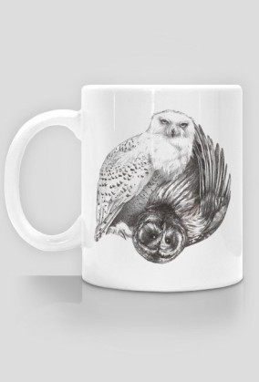 Kubek. Symbol Ying-Yang.