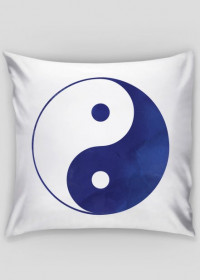 Poszewka. Symbol Ying-Yang.