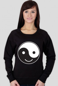 Bluza Damska. Symbol Ying-Yang.