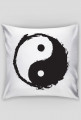 Poszewka. Symbol Ying-Yang.