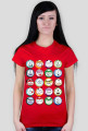 T-shirt Damski. Emotki