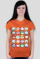 T-shirt Damski. Emotki