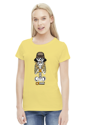 Koszulka damska - Szkielecik. Pada