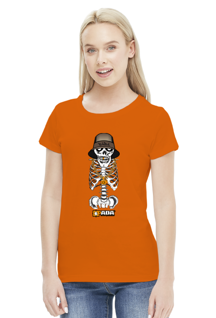 Koszulka damska - Szkielecik. Pada