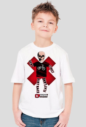 Koszulka dla chłopca - Rower. Pada