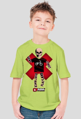Koszulka dla chłopca - Rower. Pada