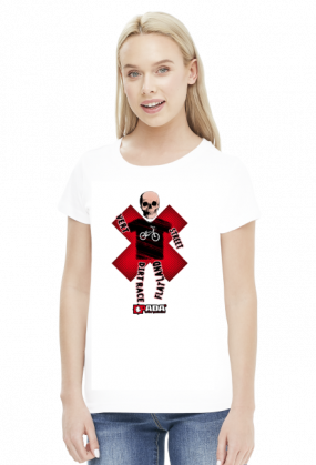 Koszulka damska - Rower. Pada