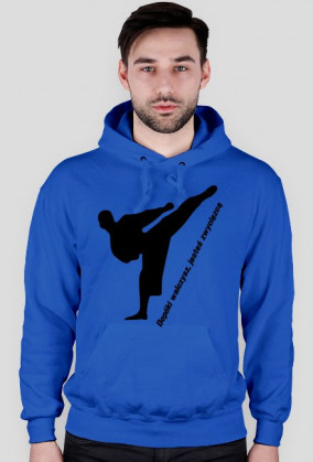 Bluza z kapturem męska Dopóki walczysz...