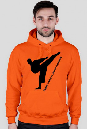 Bluza z kapturem męska Dopóki walczysz...