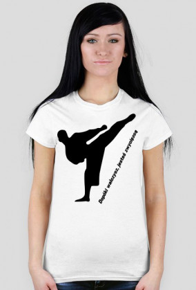 T-shirt damski Dopóki walczysz...