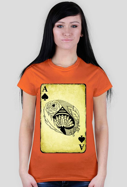 T-shirt Damski. As Pik.