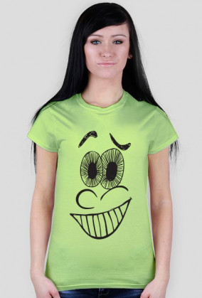T-shirt Damski. Smile Face,