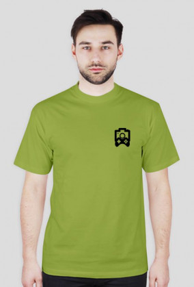 Małe logo na lewej piersi