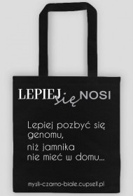 torba (różne kolory) LEPIEJ SIĘ NOSI: Lepiej pozbyć się genomu...