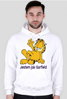 Jestem jak Garfield- Bluza Męska