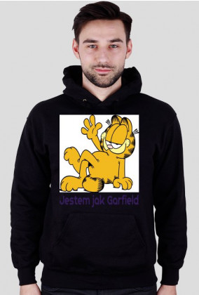 Jestem jak Garfield- Bluza Męska