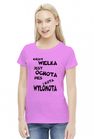 Koszulka - pies i kota... damska