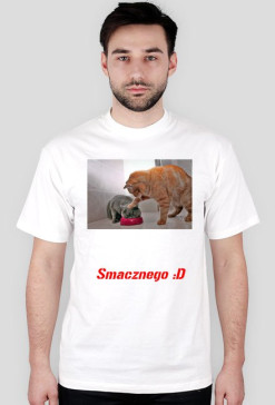 Smacznego, Humor, Koszulka  z kotami