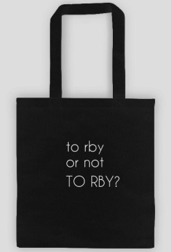 torba czarna: SZEKSPIR - to rby or not to rby?