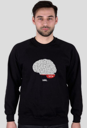 Bluza męska Brain Loading czarna