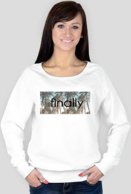 Bluza damska, biała/czarna - finally