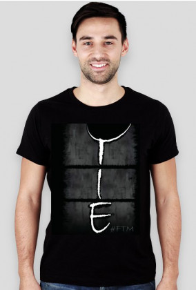 TIE #FTM T - Shirt Black