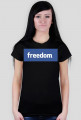 T-shirt damski freedom