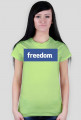 T-shirt damski freedom