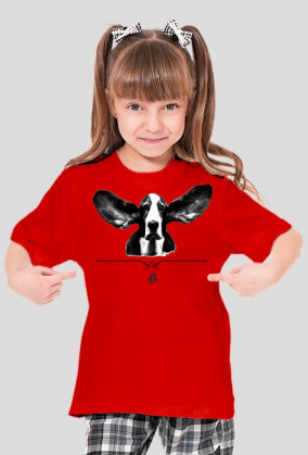 BasiaTheDog - T-Shirt dziecięcy "Dog Ears"