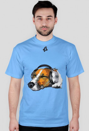 BasiaTheDog - T-Shirt "Music Dog"